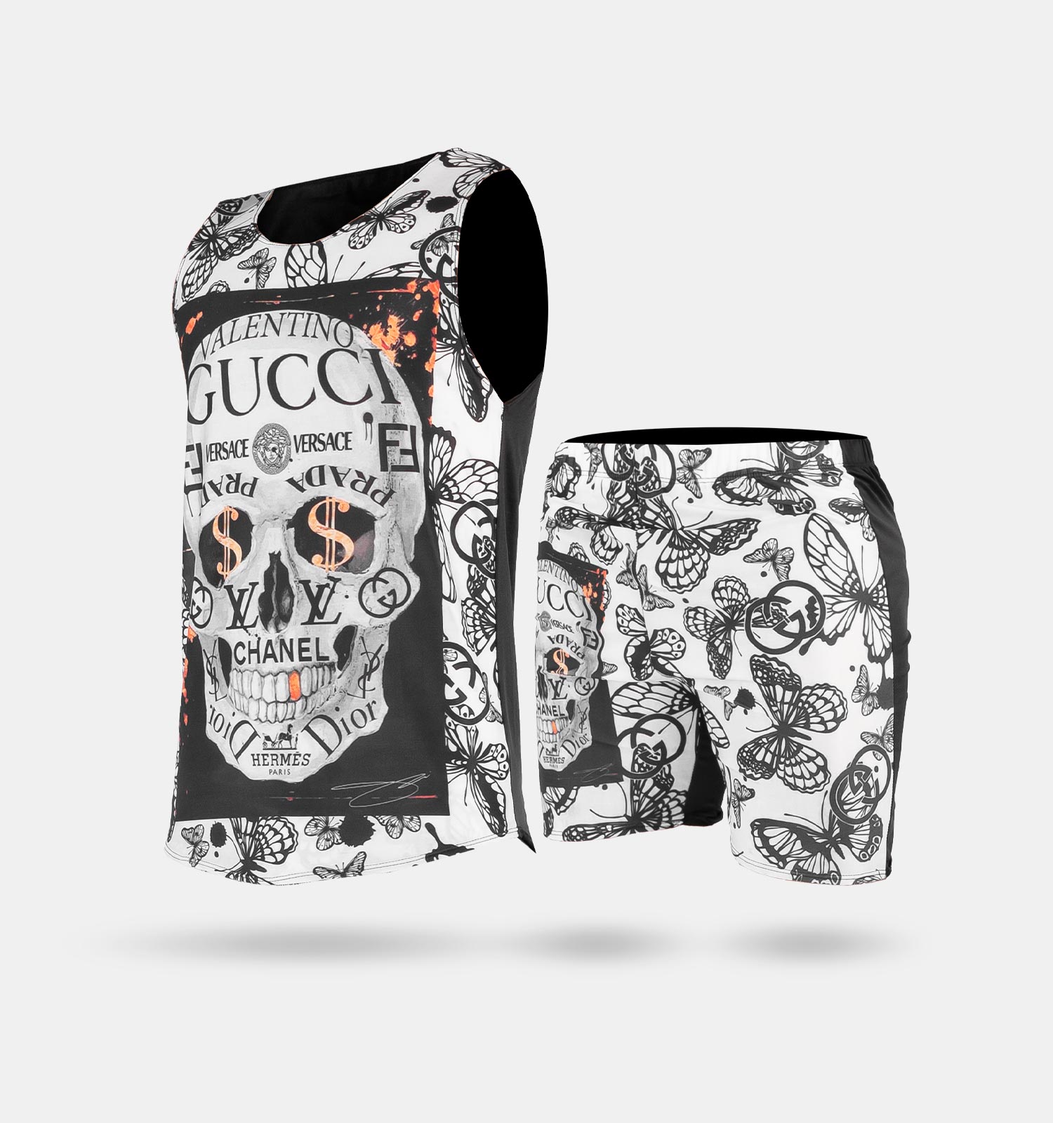 ست رکابی شلوارک مردانه Gucci مدل 29648