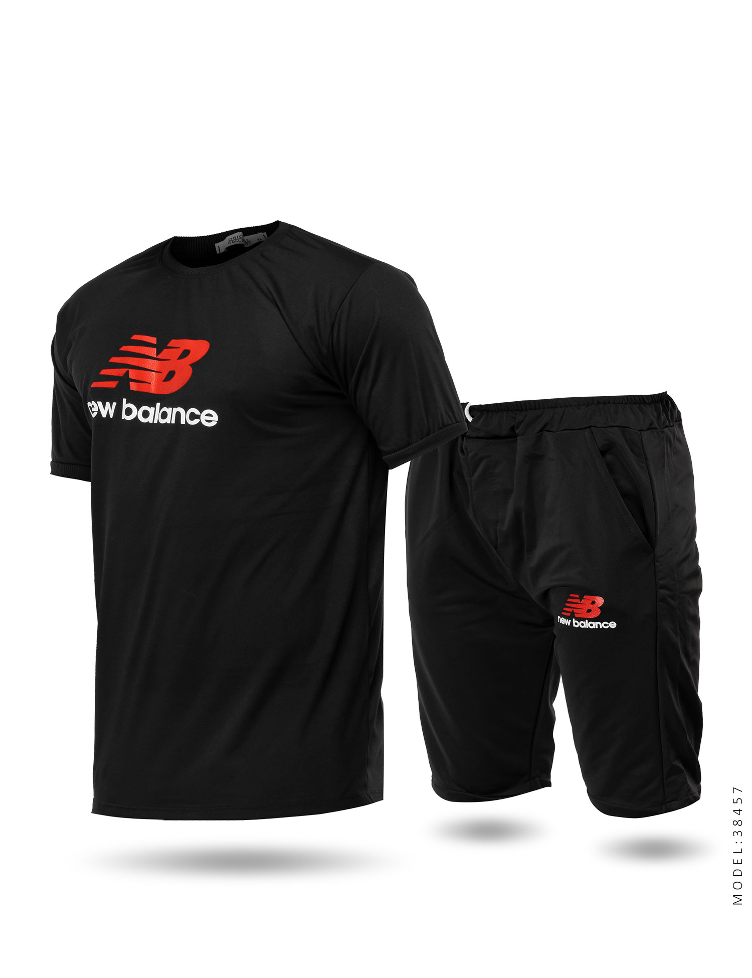 ست تیشرت شلوارک مردانه New Balance مدل 38457