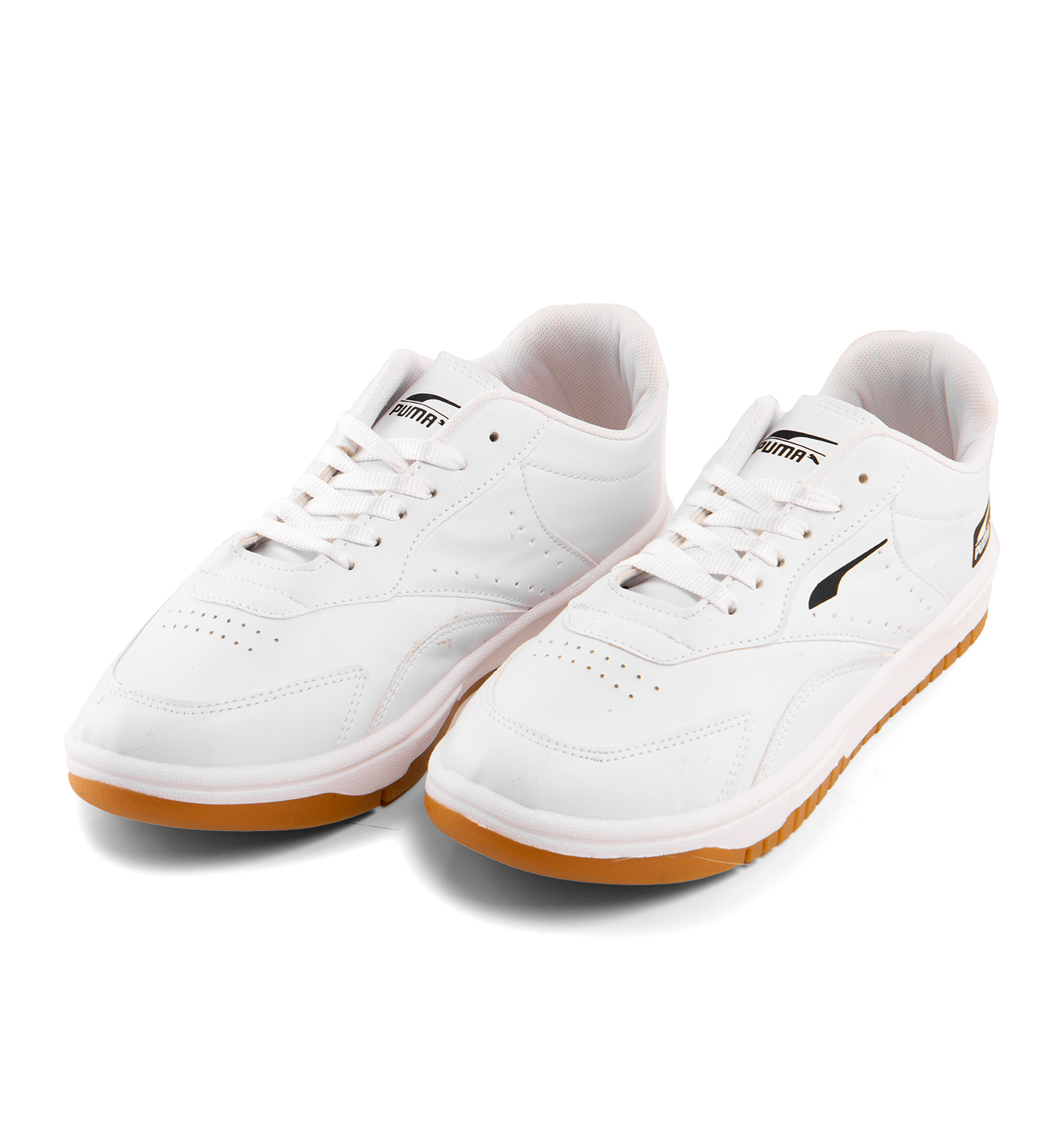 کفش اسپرت Puma مردانه سفید بندی چرم مصنوعی مدل 43362