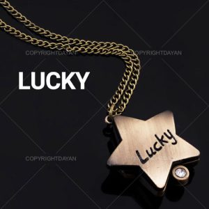 ساعت گردنبندی طرح Lucky