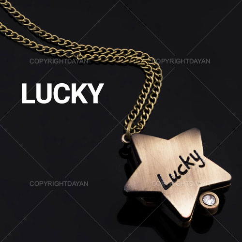 ساعت گردنبندی طرح Lucky