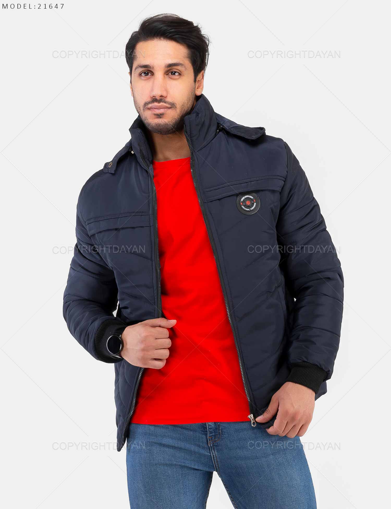 کاپشن مردانه Alvin مدل 21647