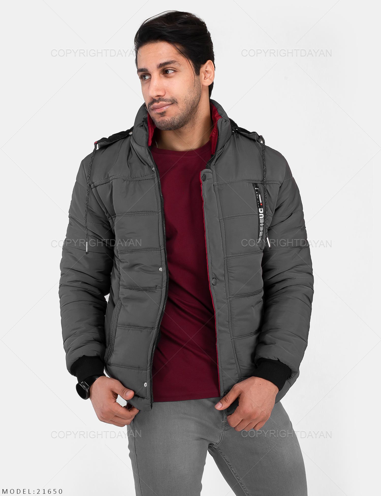 کاپشن مردانه Fashion مدل 21650