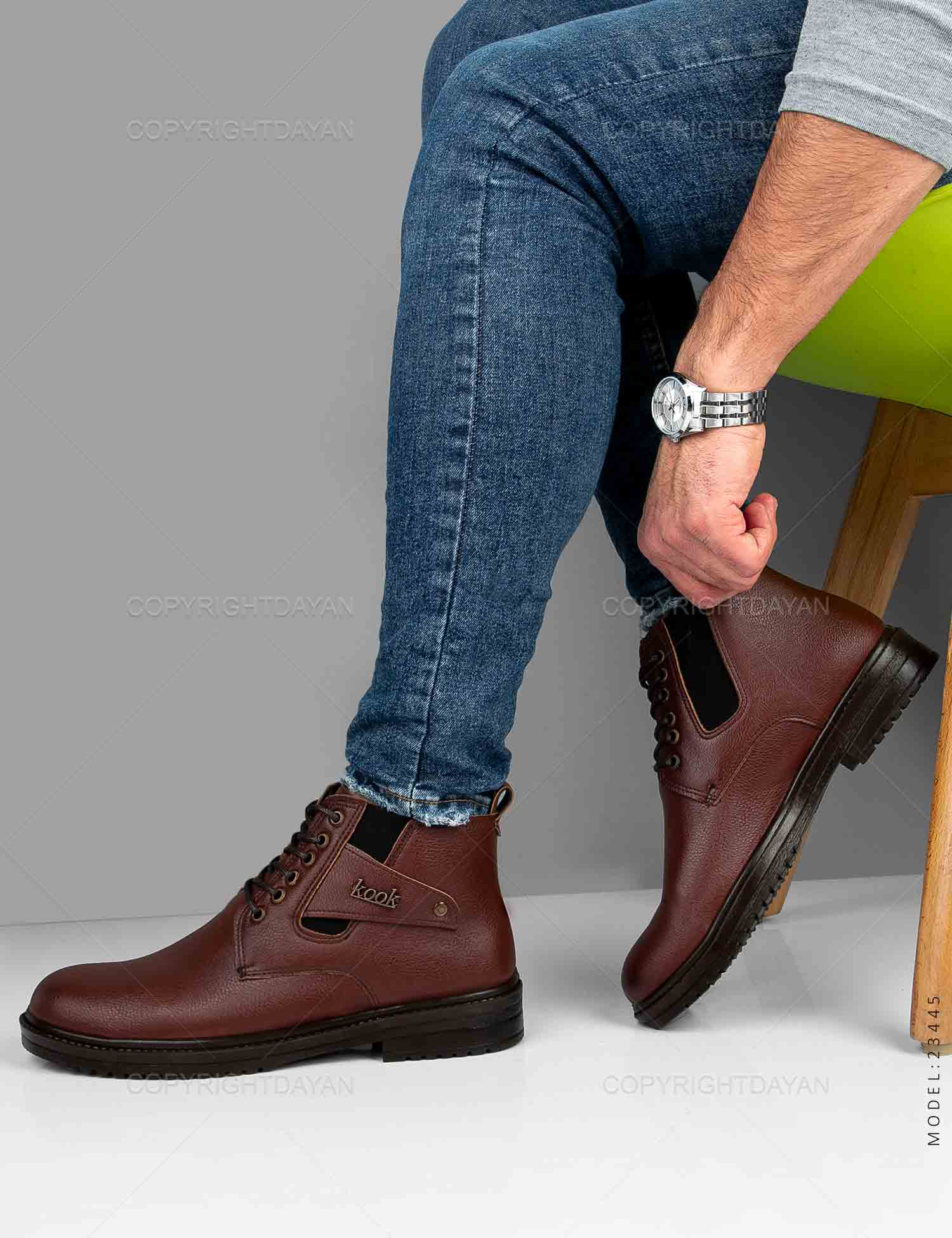 نیم بوت مردانه Mason مدل 23445