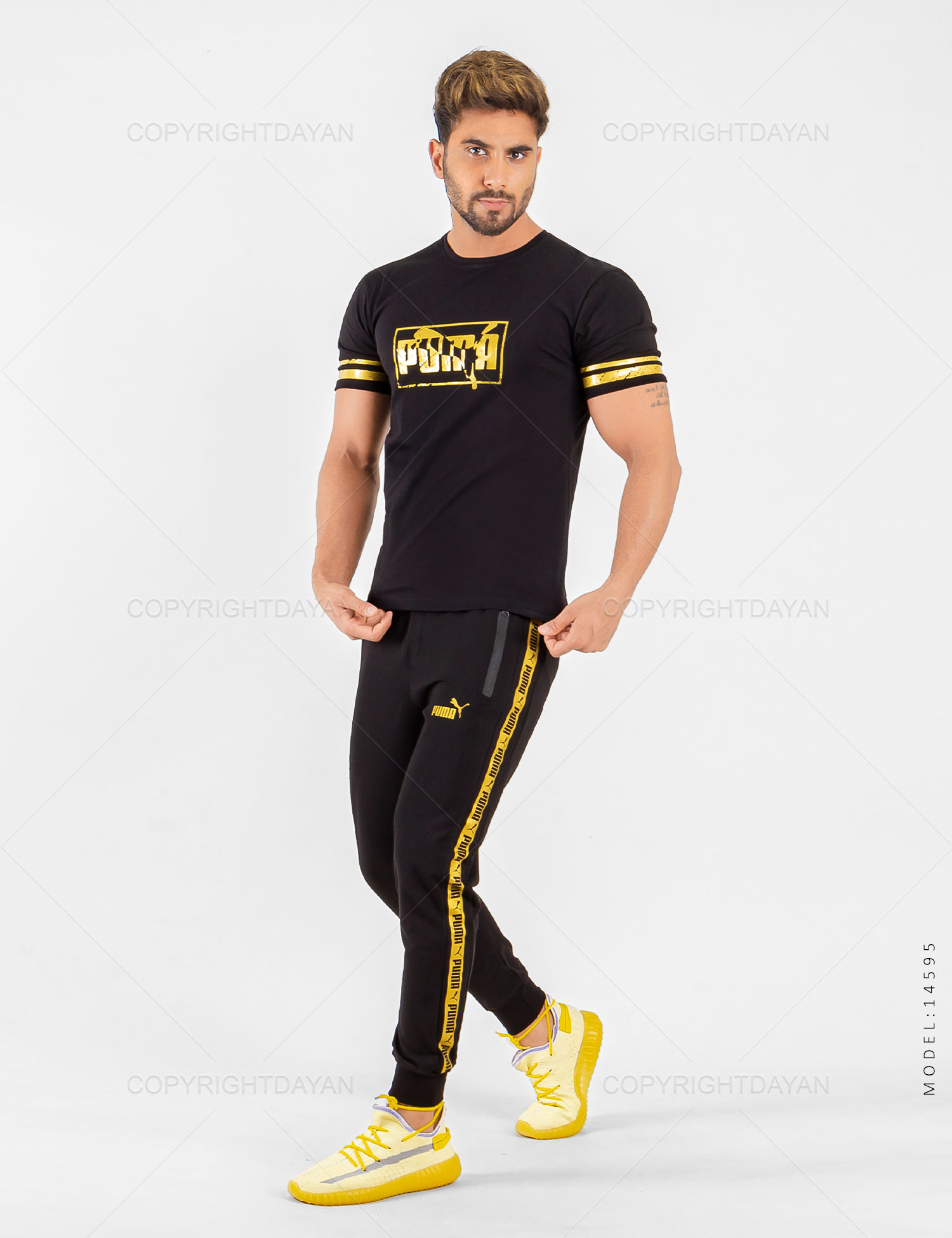 ست تیشرت شلوار مردانه Puma مدل 14595