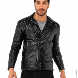 کاپشن مردانه چرم Imaz مدل 32868