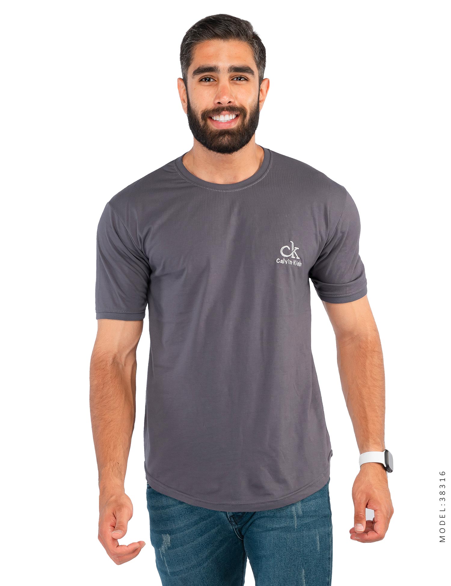 تیشرت مردانه یقه گرد Calvin Klein مدل 38316