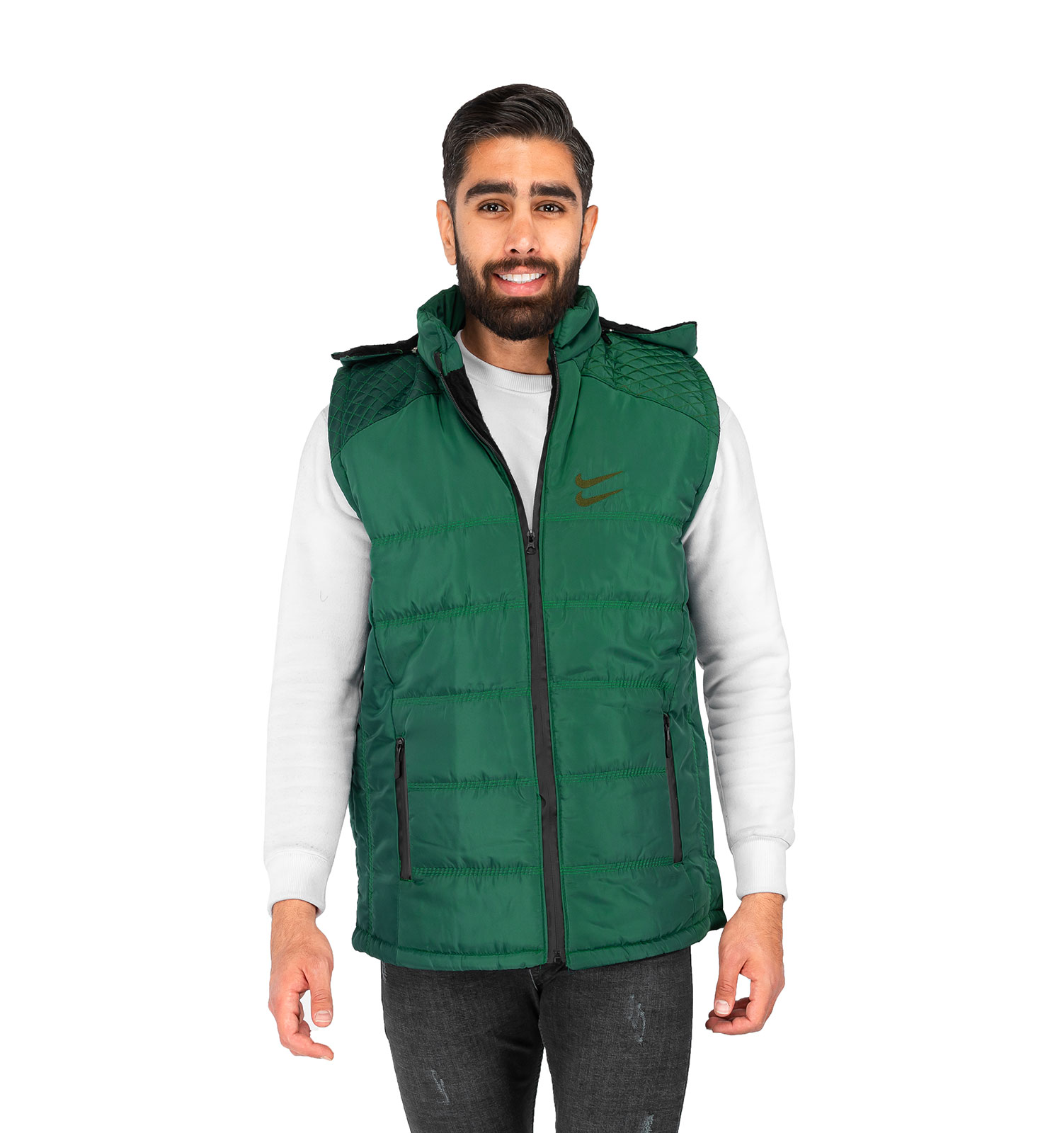 کاپشن پافر مموری مردانه بادی Nike مدل 39860