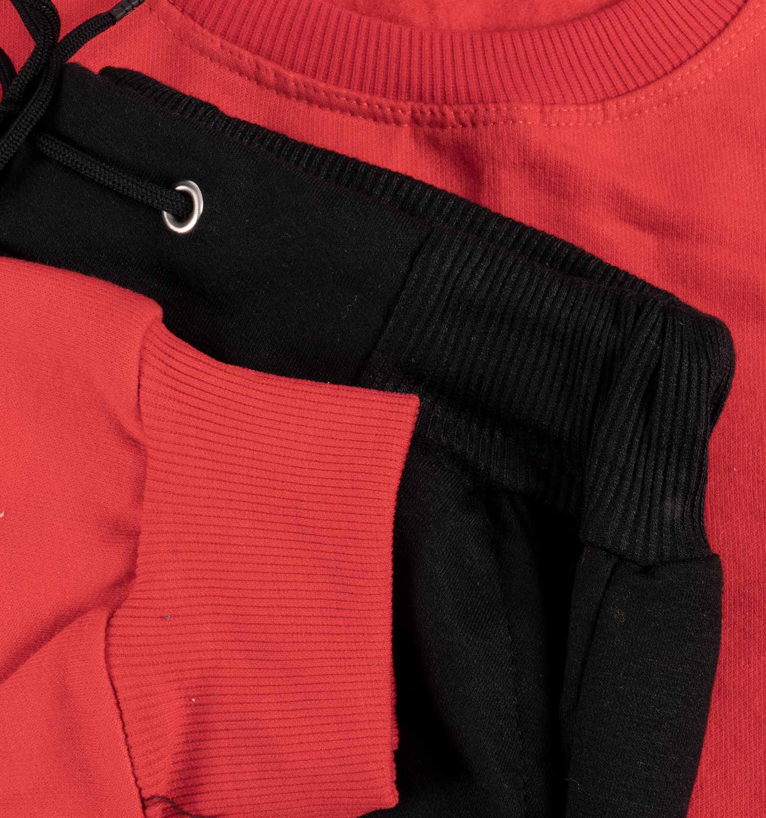ست بلوز شلوار مردانه آستین بلند Adidas ساده یقه گرد مدل 43707