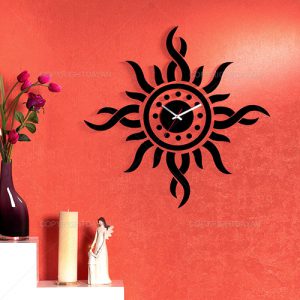 ساعت دیواری روکش مخمل گیتی