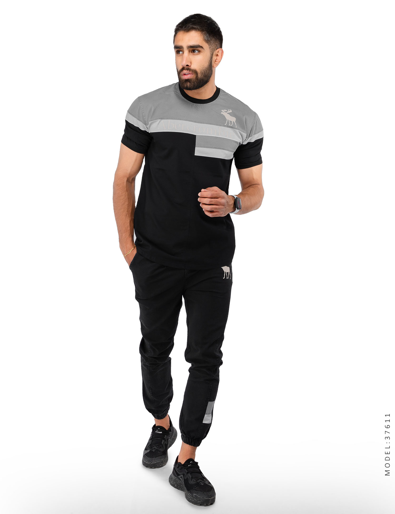 ست تیشرت شلوار اسپرت Abercrombie & Fitch مدل 37611