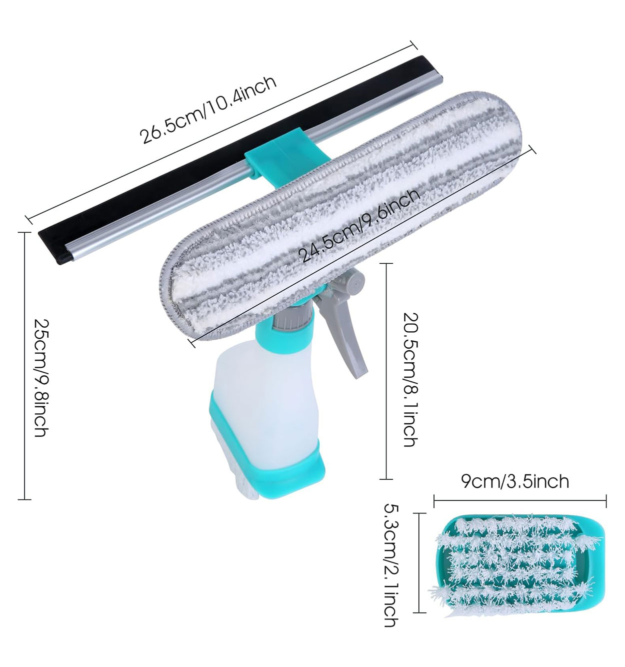 شیشه پاک کن مخزن دار دو طرفه مدل 43487