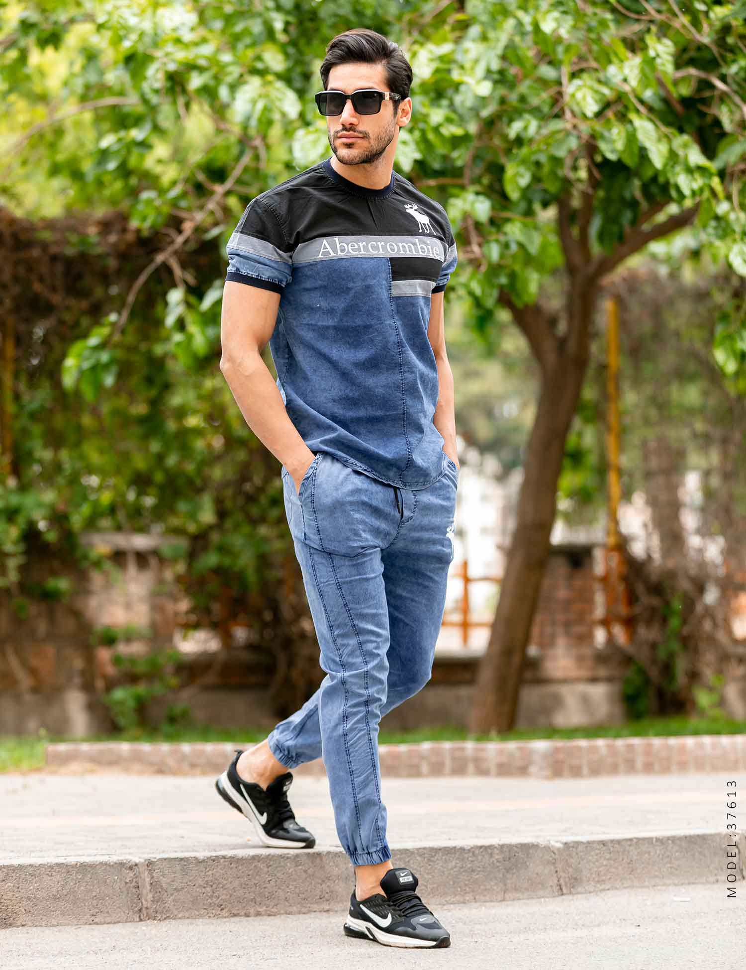 ست تیشرت شلوار اسپرت Abercrombie & Fitch مدل 37613