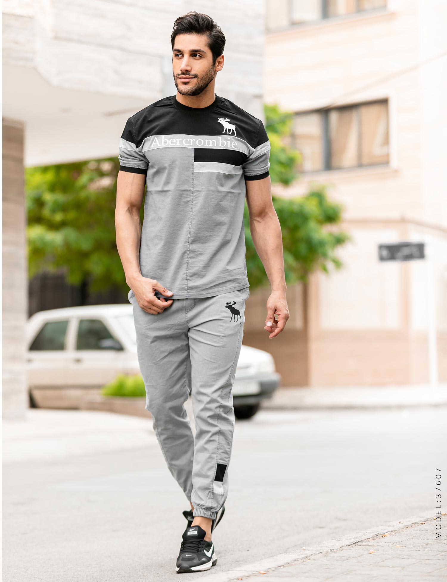 ست تیشرت شلوار اسپرت Abercrombie & Fitch مدل 37607