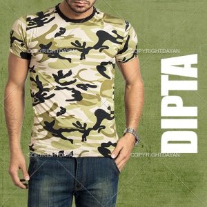 تیشرت ارتشی Dipta (زرد)