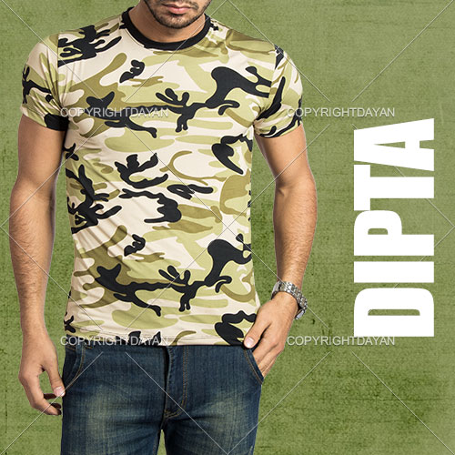 تیشرت ارتشی Dipta (زرد)
