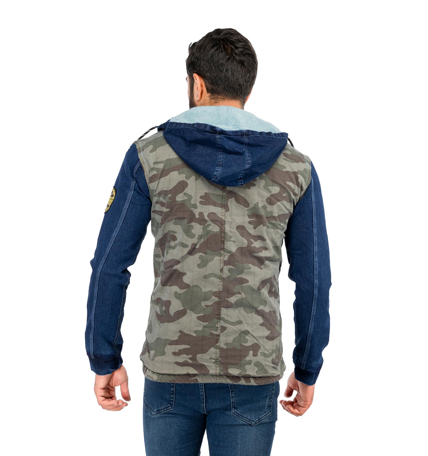 کاپشن کتان مردانه چریکی Alma مدل 38902