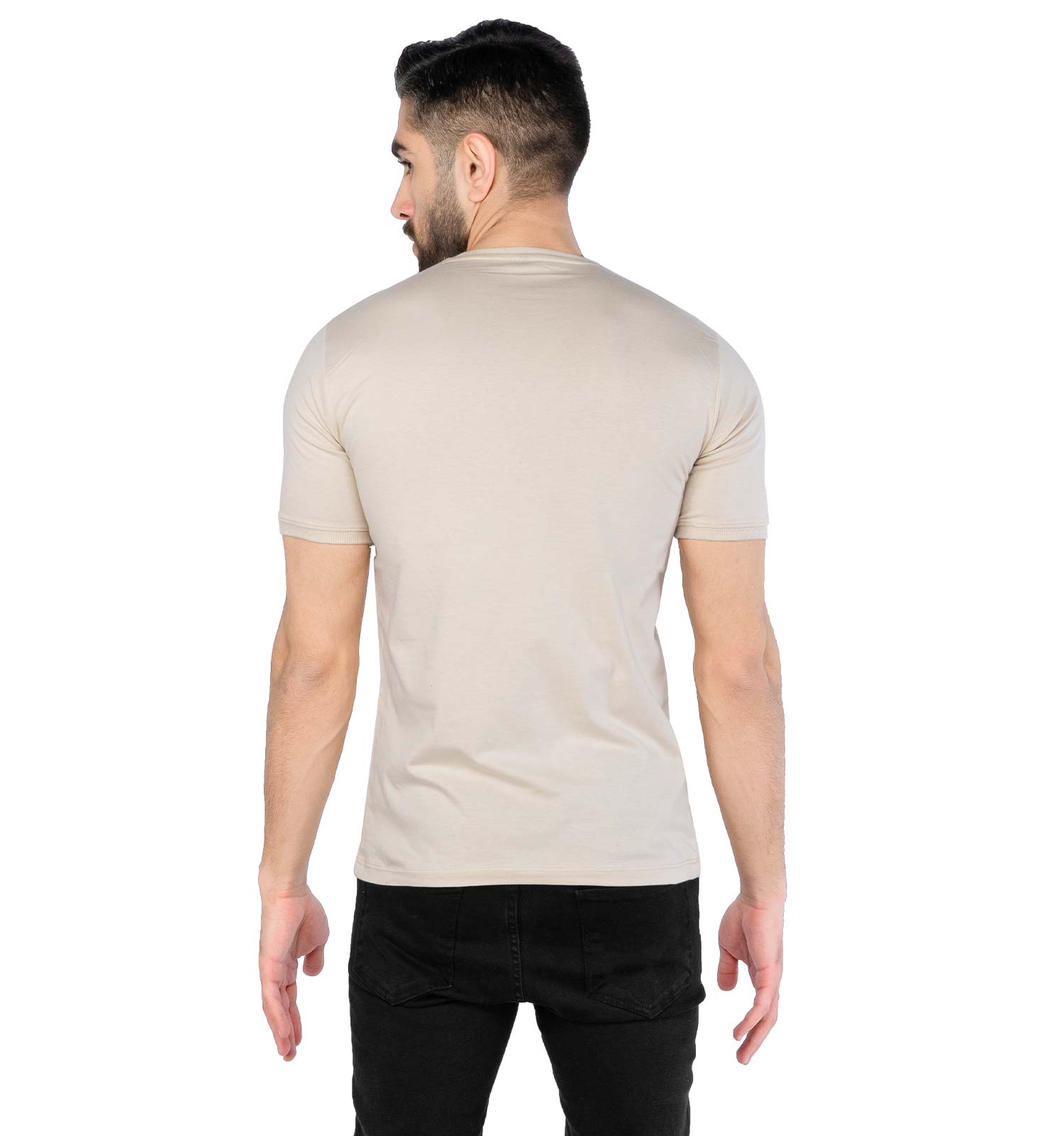 تیشرت Boss یقه گرد مردانه پنبه ساده مدل 44641