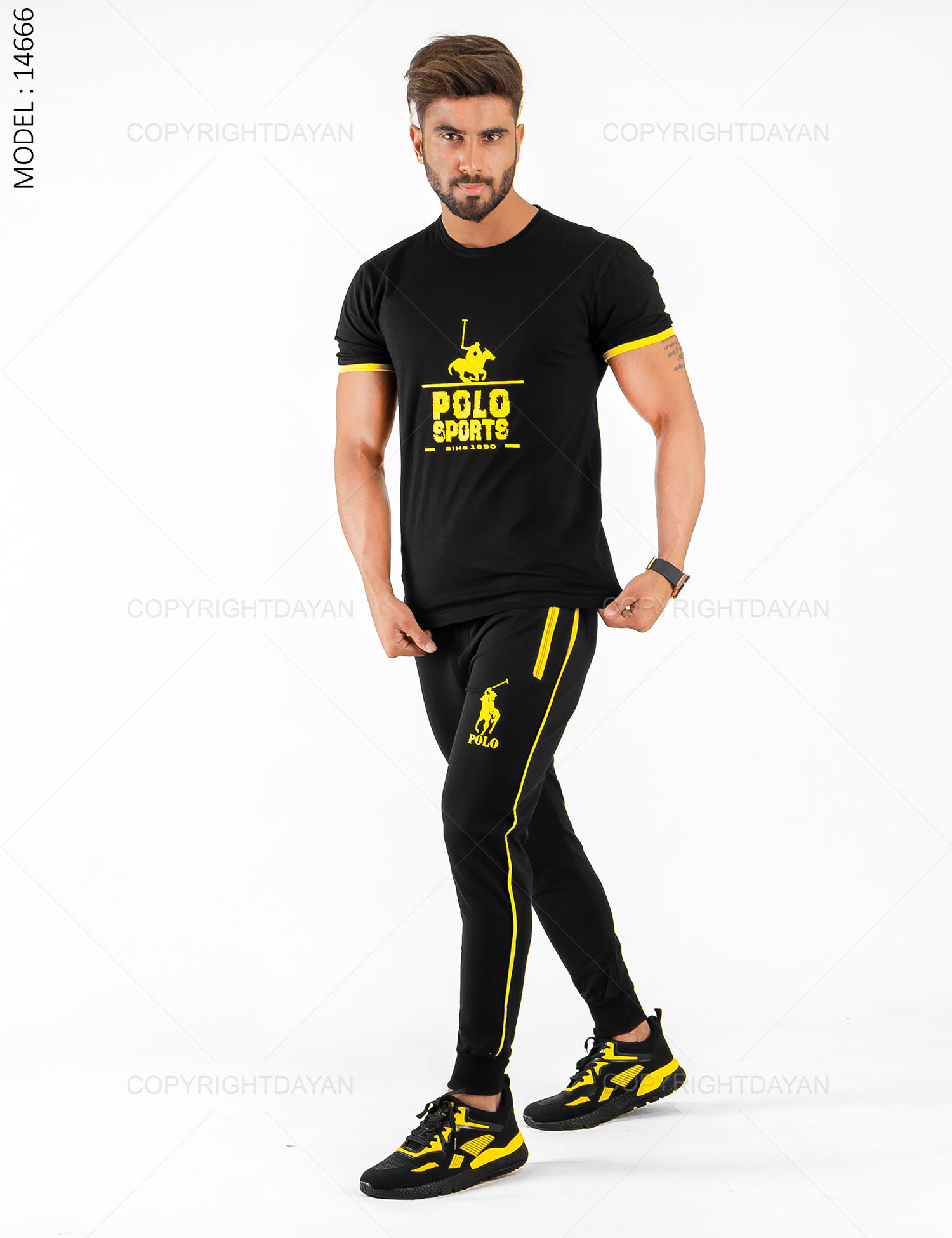 ست تیشرت شلوار مردانه Polo مدل 14666