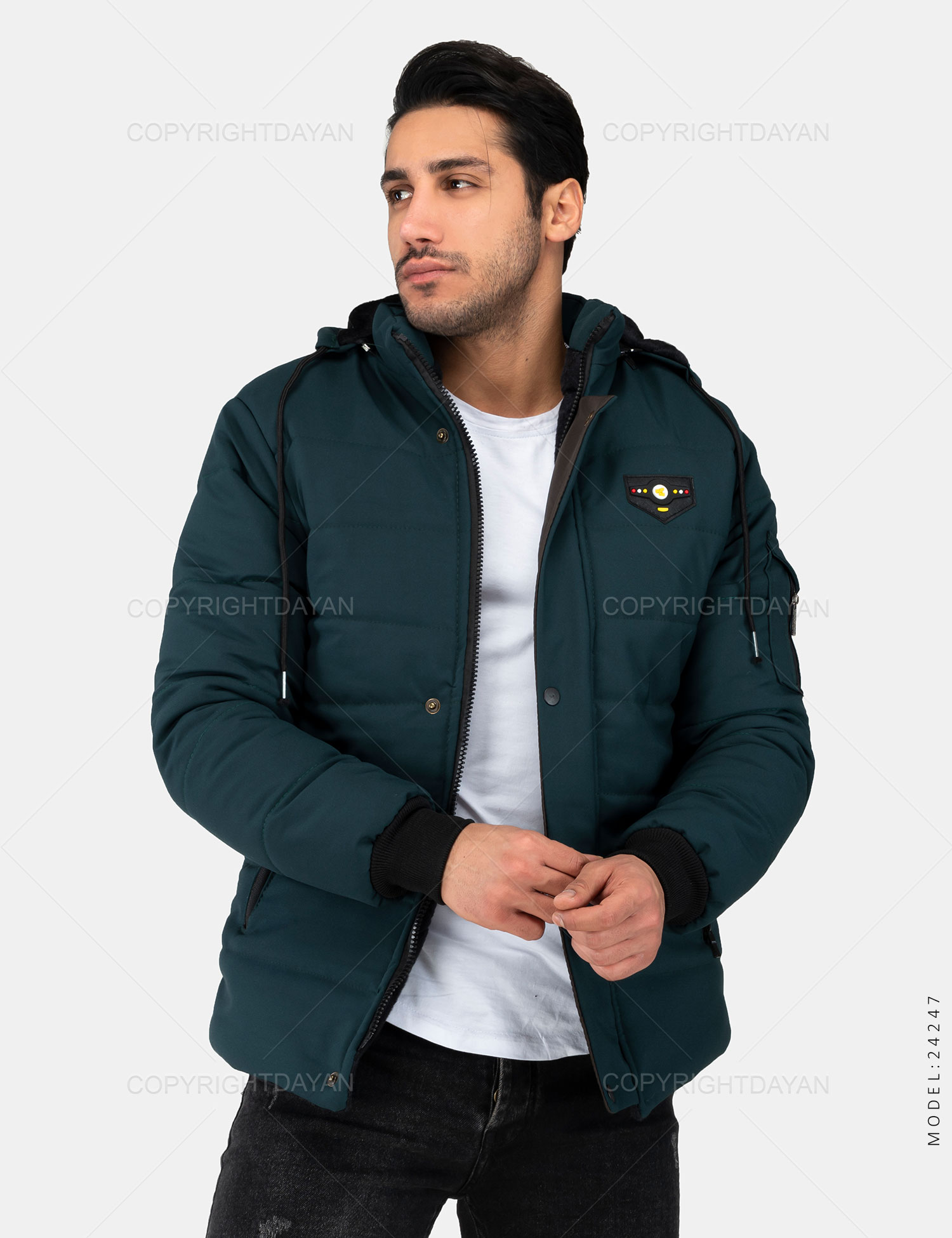 کاپشن مردانه Kiyan مدل 24247