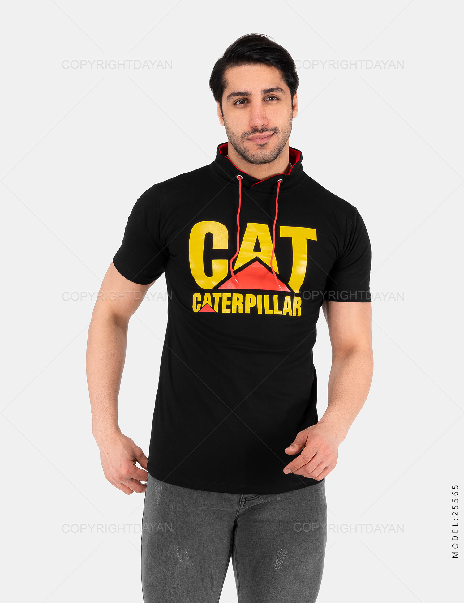 تیشرت مردانه Cat مدل 25565