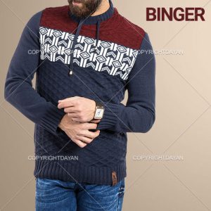 حراج بافت مردانه Binger (سرمه ای)