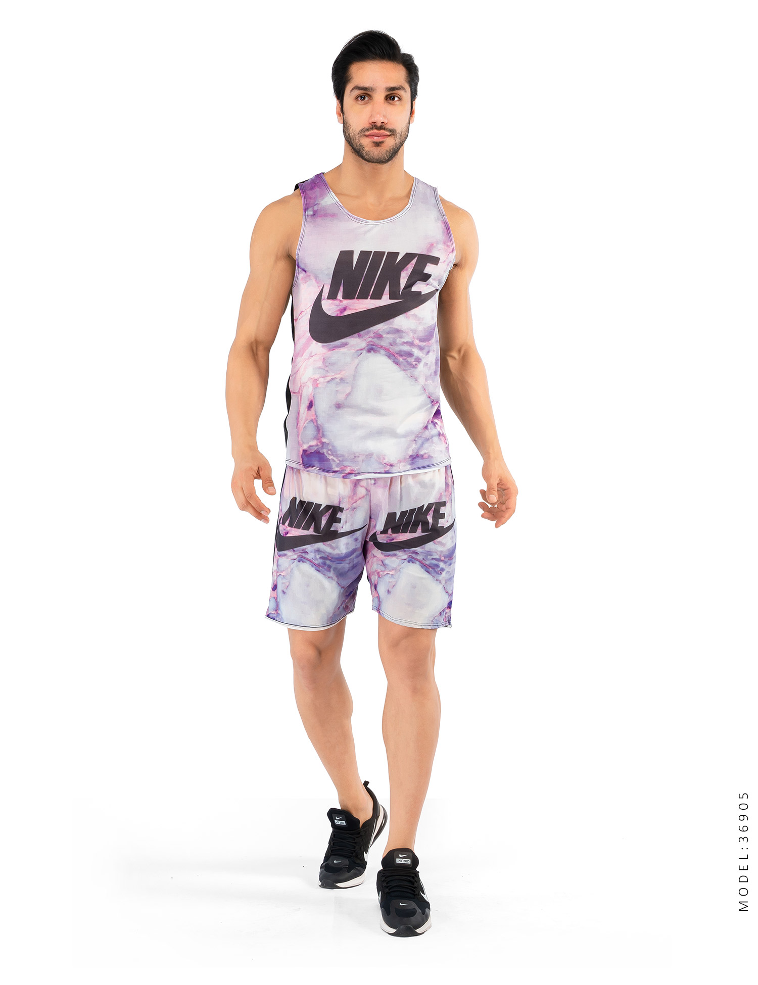 ست رکابی شلوارک مردانه Nike مدل 36905