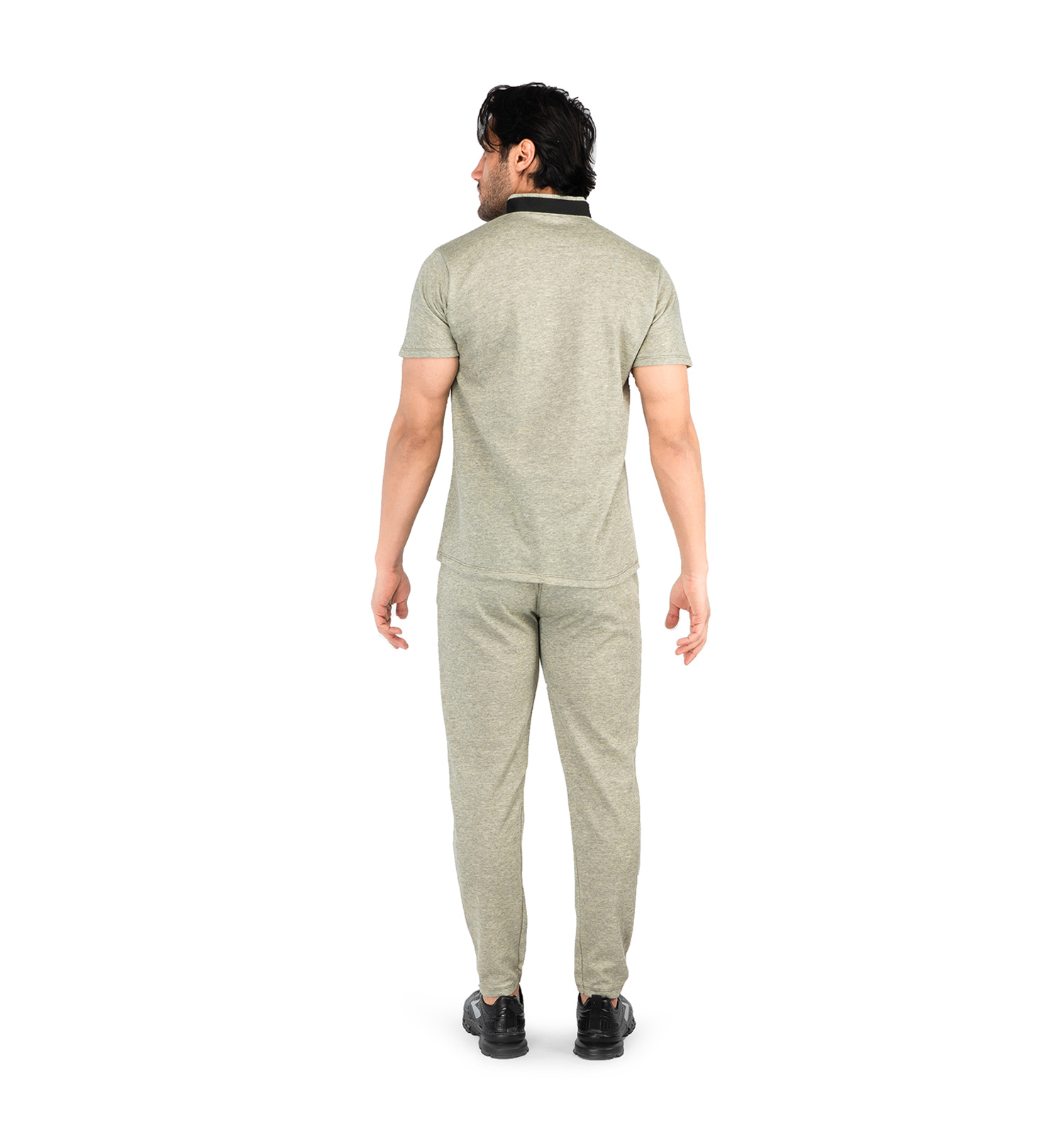 ست تیشرت شلوار مردانه آستین کوتاه Nike ساده یقه گرد مدل 43184