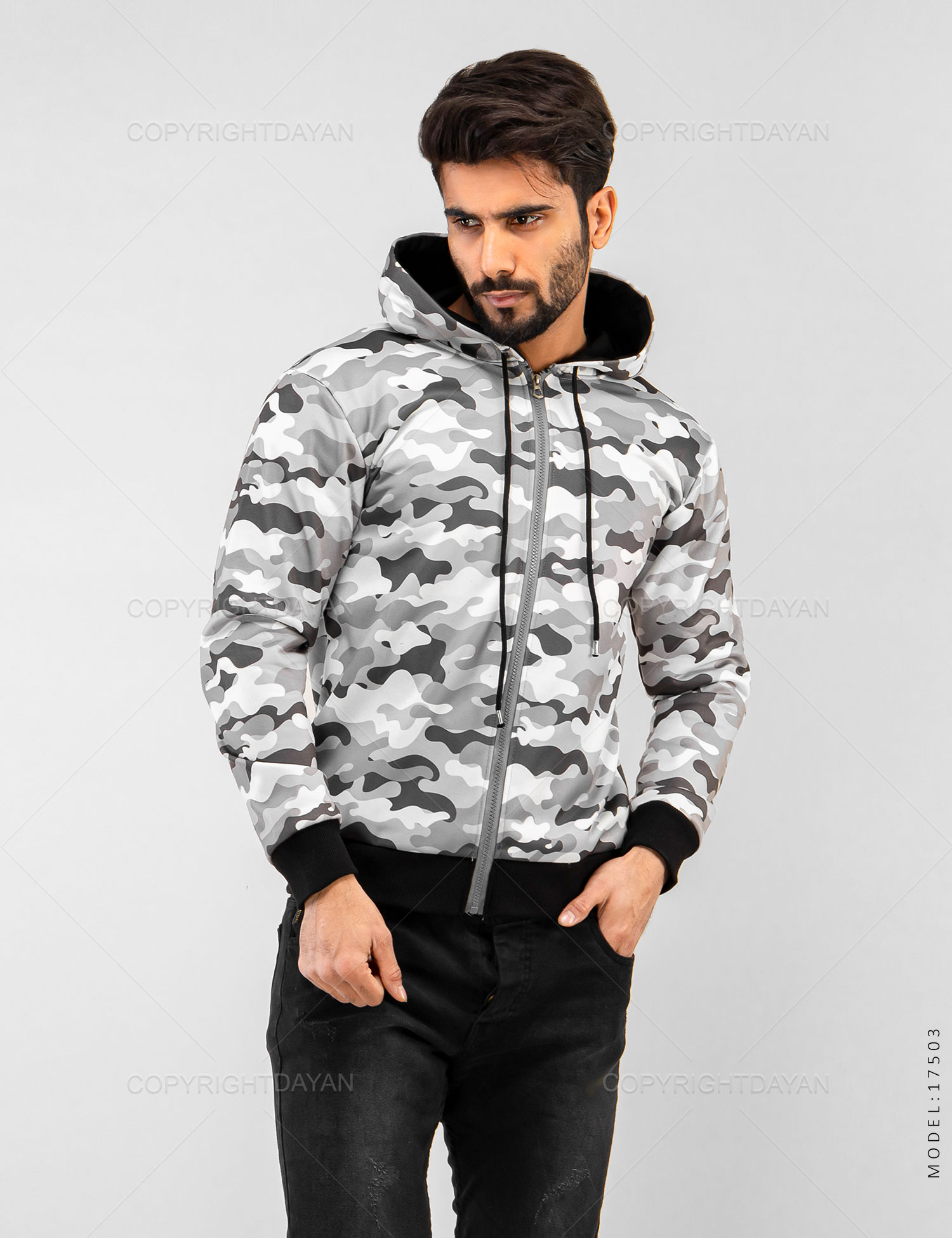 سویشرت مردانه ارتشی مدل 17503