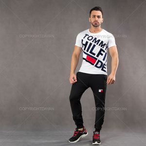 ست تیشرت شلوار مردانه Tommy مدل Nertela