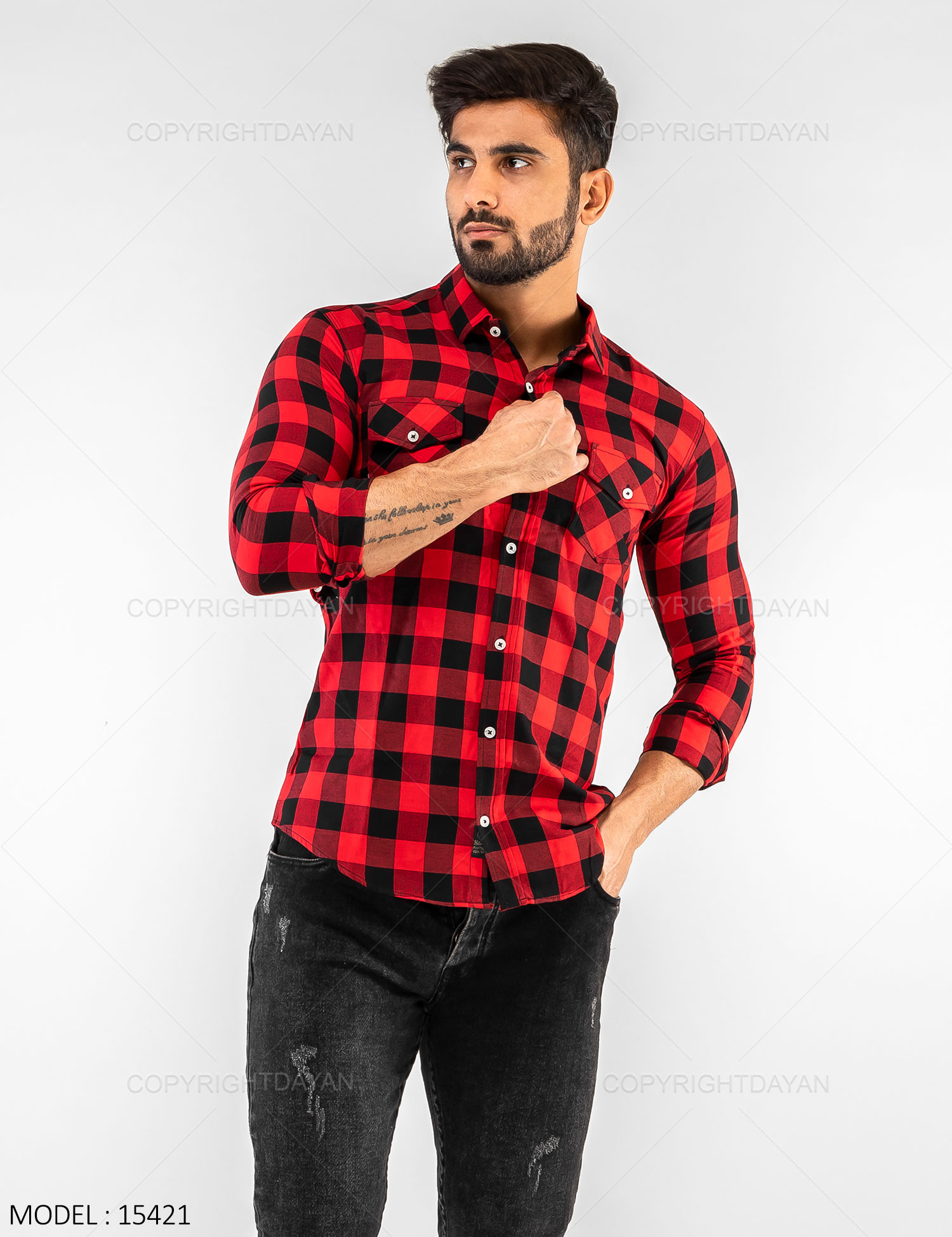 پیراهن مردانه Araz مدل 15421