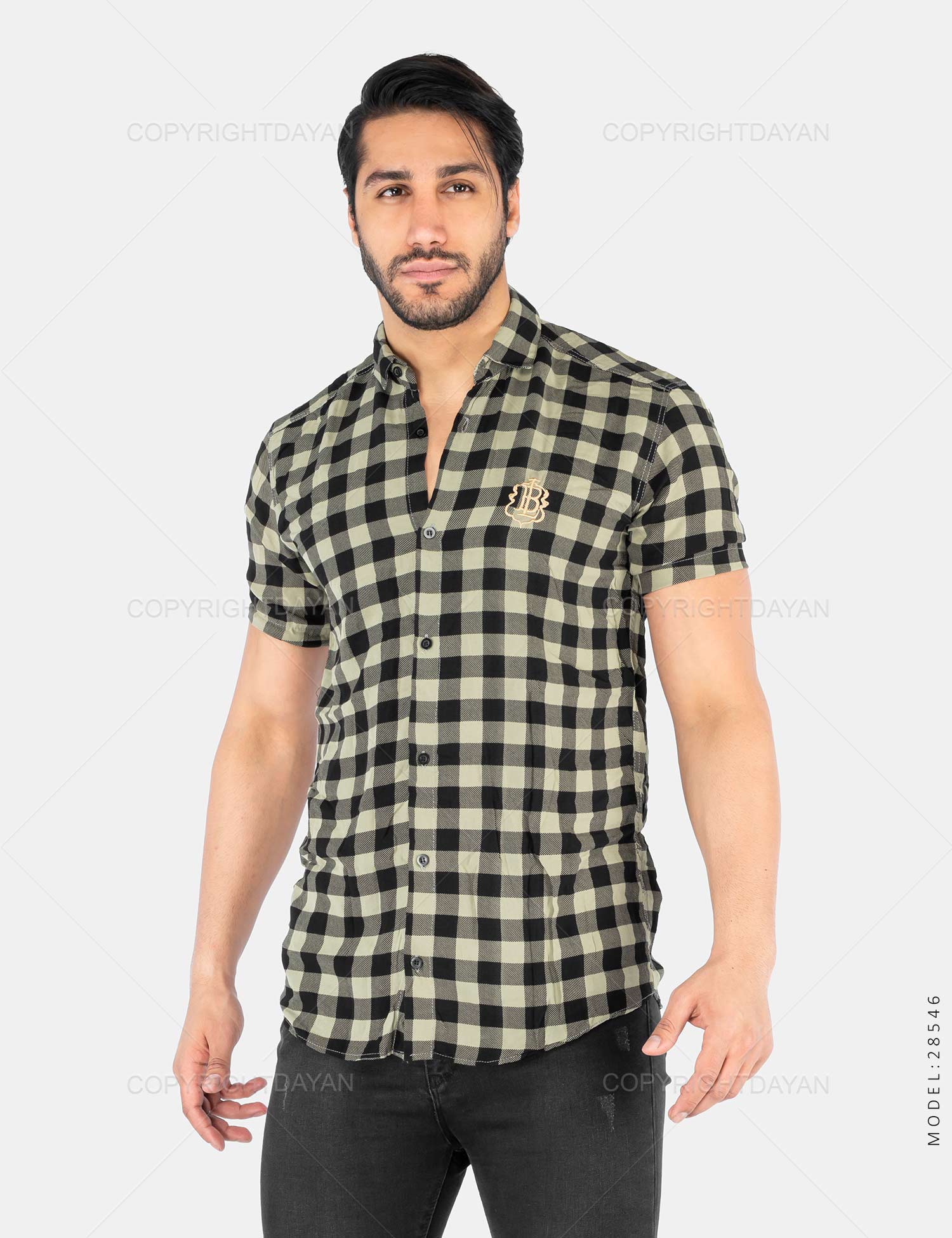 پیراهن مردانه Benson مدل 28546