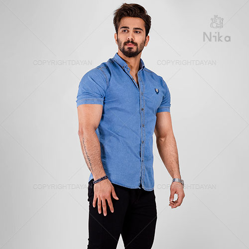 پیراهن لی مردانه Nika مدل T 9549