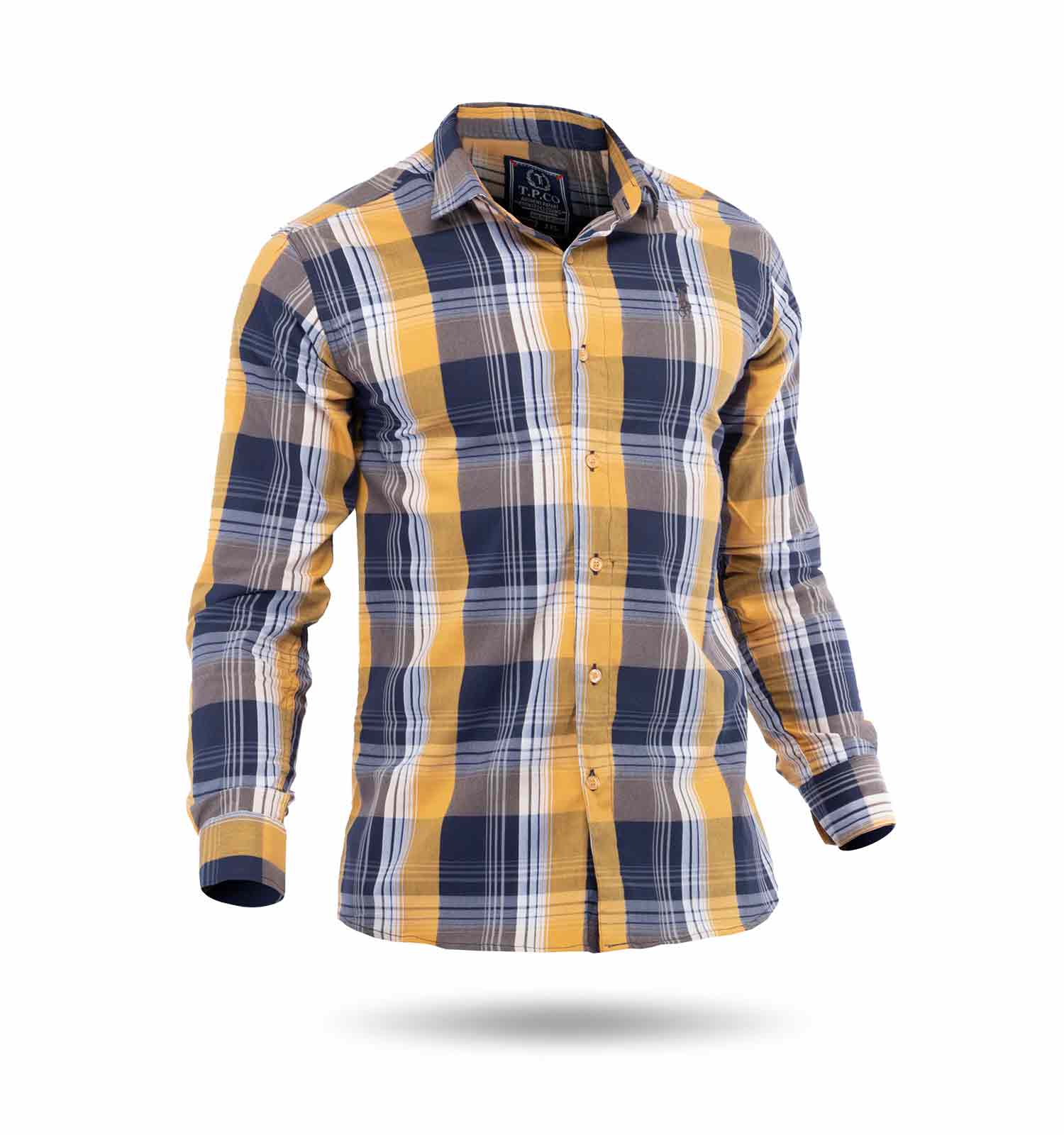 پیراهن چهارخانه مردانه Polo مدل 35268