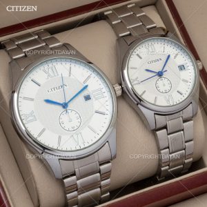 ست ساعت مردانه زنانه Citizen مدل Ramel (شیری)