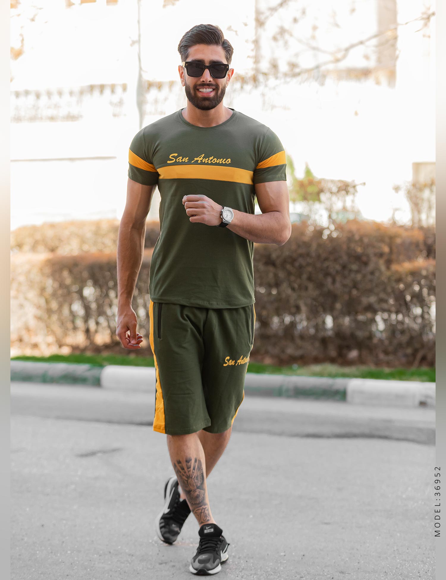 ست تیشرت شلوارک مردانه Rayan مدل 36952