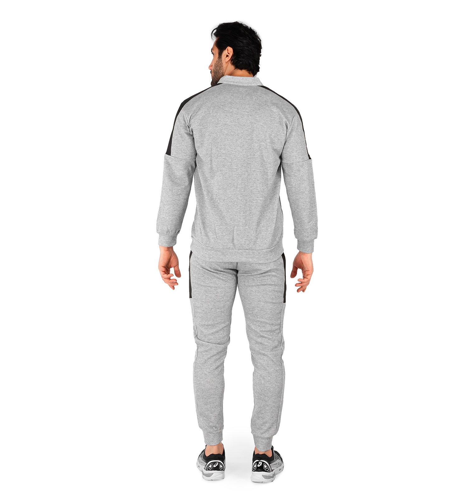 ست سویشرت شلوار مردانه آستین بلند Polo ساده یقه ایستاده مدل 43885