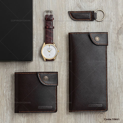 ست چرمی Romanson مدل 10461 (قهوه ای)