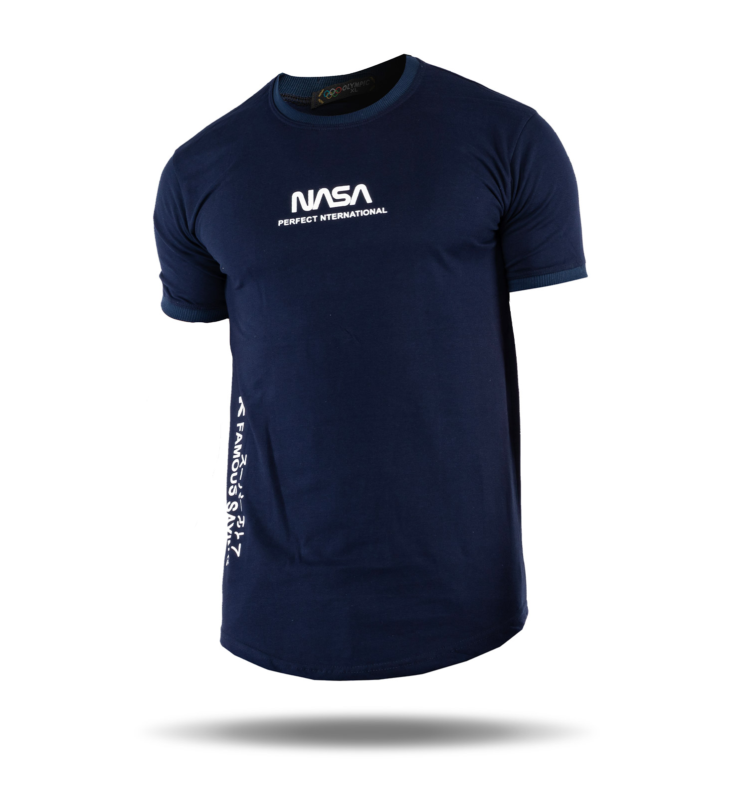 تیشرت مردانه چاپی Nasa مدل 37528