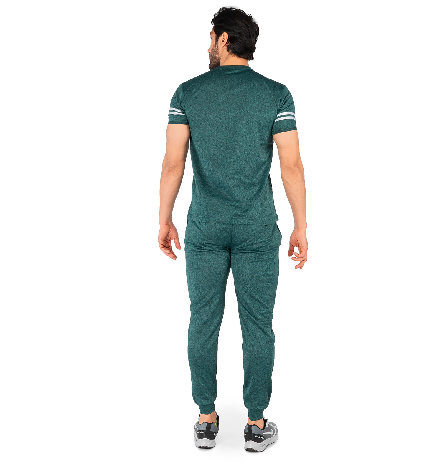 ست تیشرت شلوار مردانه آستین کوتاه ساده یقه گرد مدل 43966