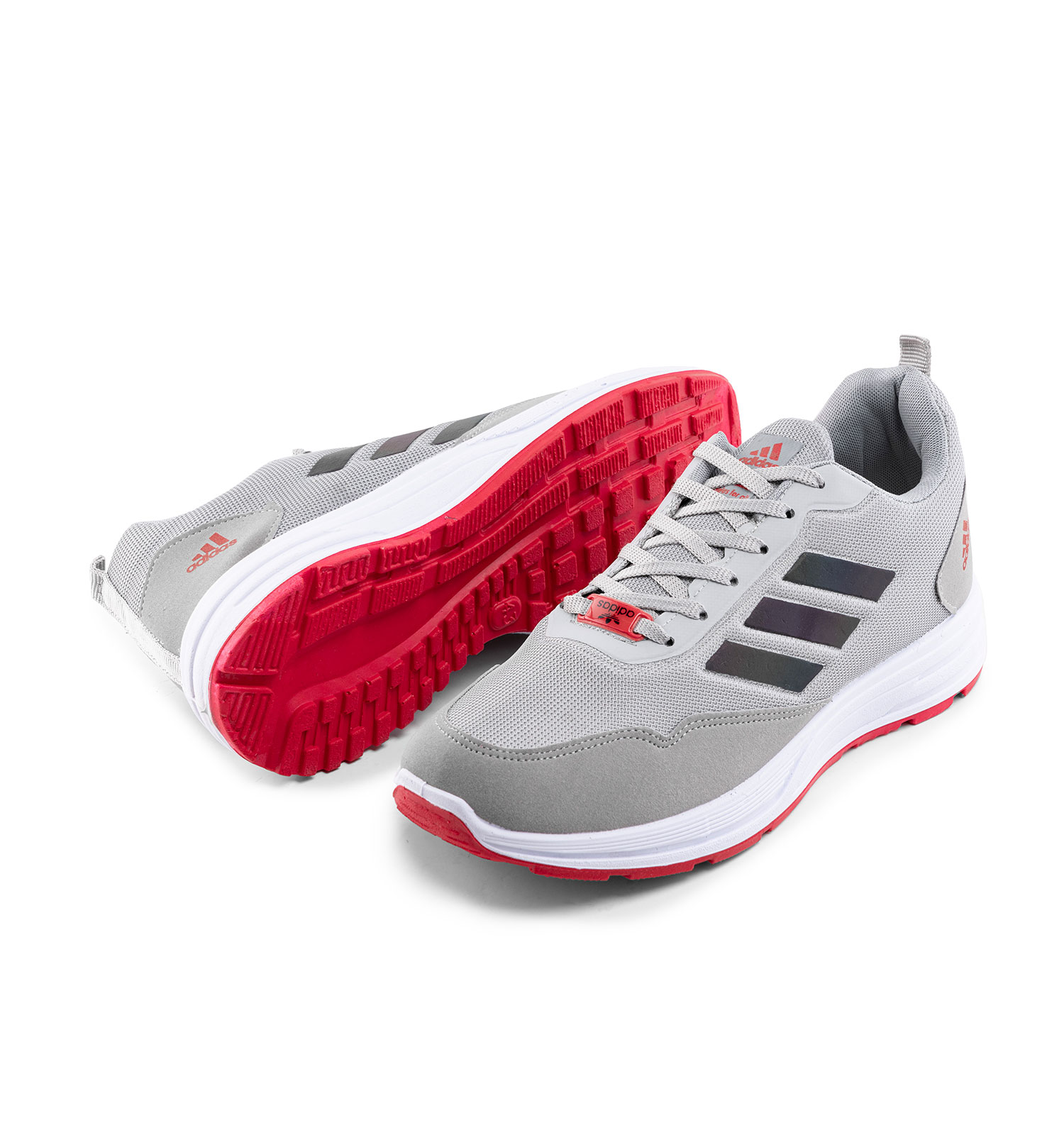 کفش اسپرت Adidas مردانه طوسی بندی مدل 41964