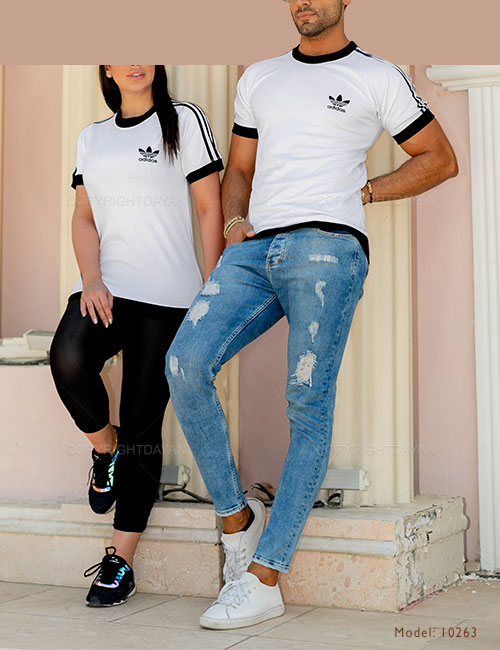 ست دونفره تیشرت Adidas مدل 10263
