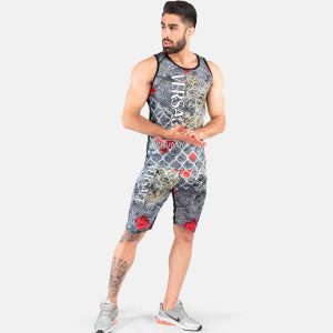 ست رکابی شلوارک مردانه Versace مدل 29579