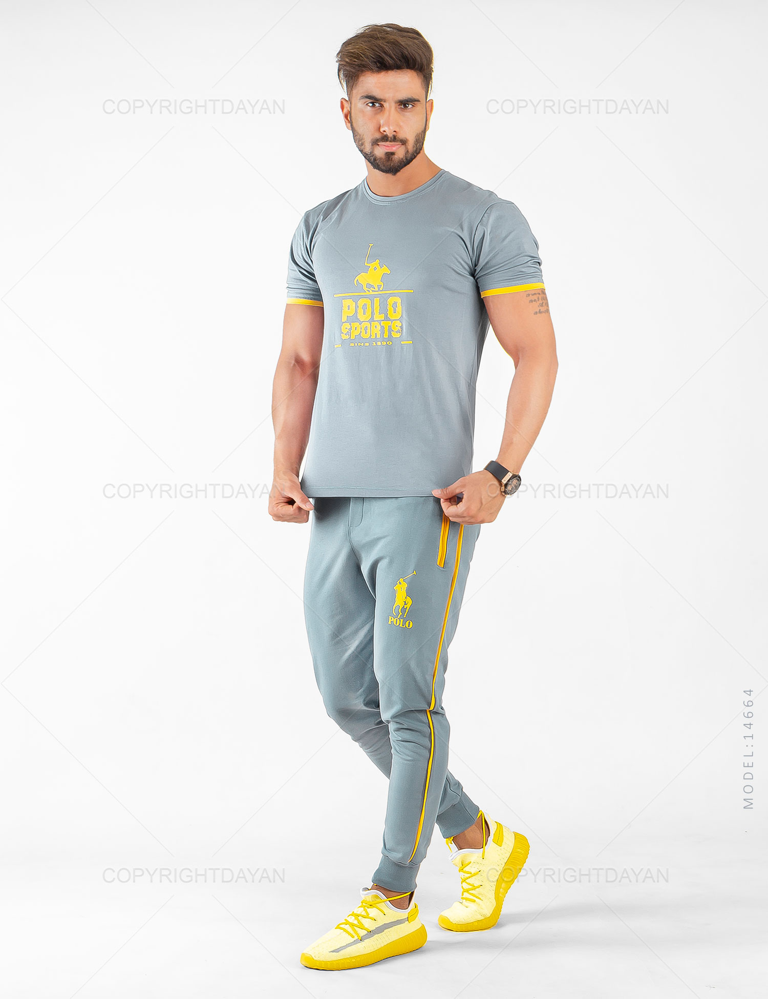 ست تیشرت شلوار مردانه Polo مدل 14664