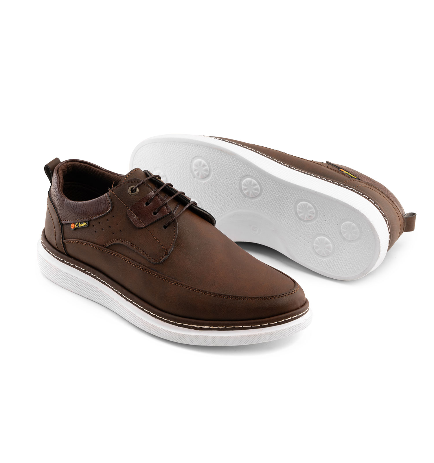 کفش روزمره مردانه Clarks چرم مصنوعی بند دار مدل 41211