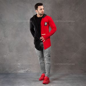 ست هودی مردانه Top Teyken وکفش Super Brand (قرمز)