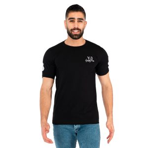 تیشرت Adidas یقه گرد مردانه مشکی ساده مدل 42710