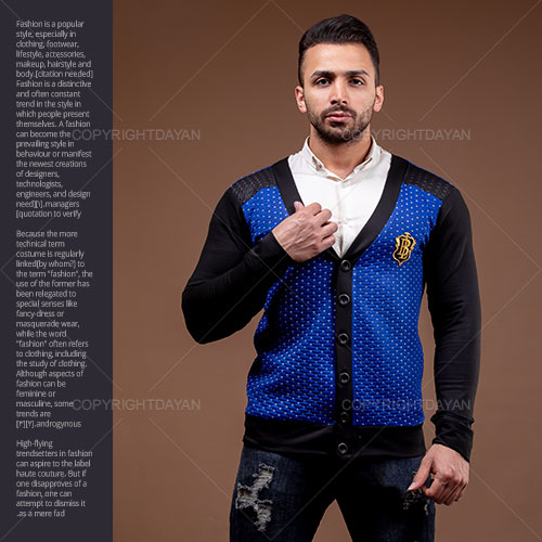 ژاکت مردانه Alvin مدل Q 6451