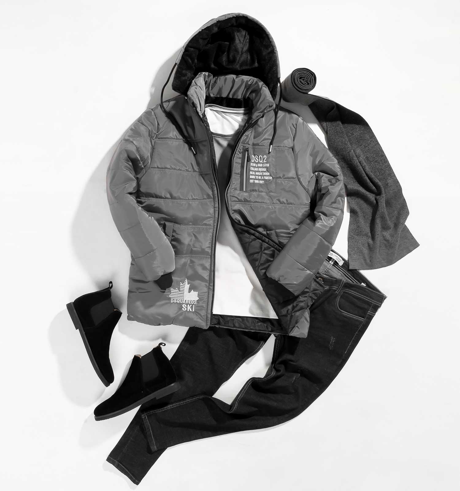 کاپشن مردانه بادی Dsquared مدل 33918