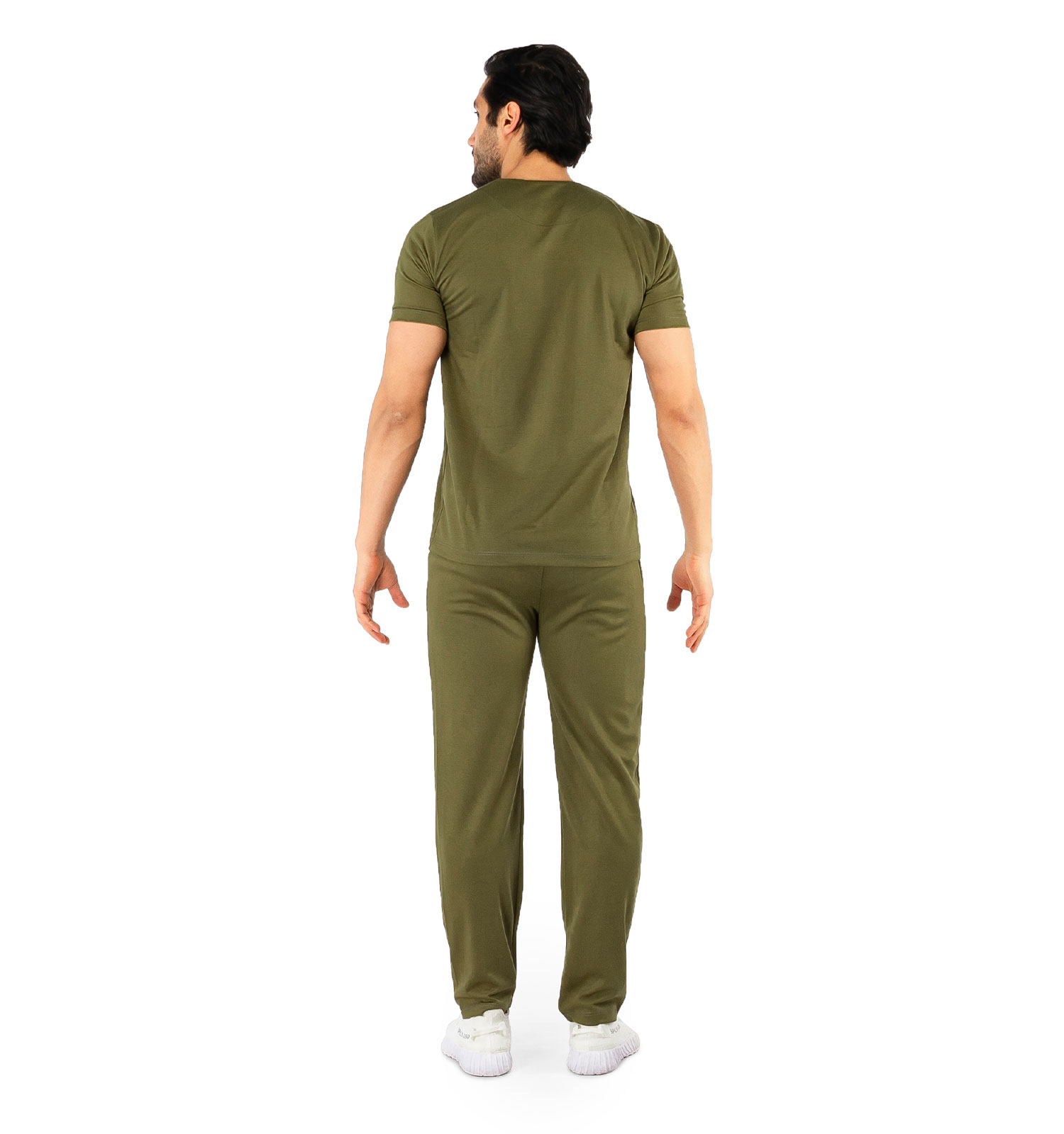 ست تیشرت شلوار مردانه آستین کوتاه ساده مدل 44153